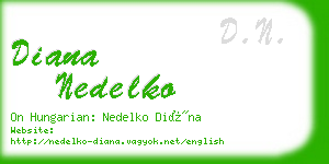 diana nedelko business card